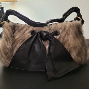 Paolo Masi Shoulder Bag with Leather Bow